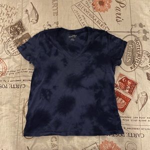 Black splattered tshirt size large.